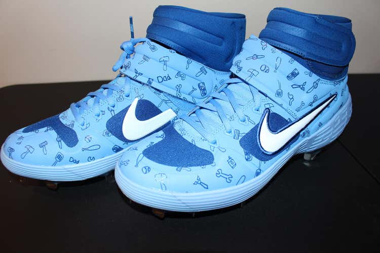 Brand New Nike Huarache Cleats High Father's Day Edition Size 11