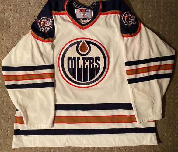 Vintage Edmonton Oilers Adult XXL CCM Jersey
