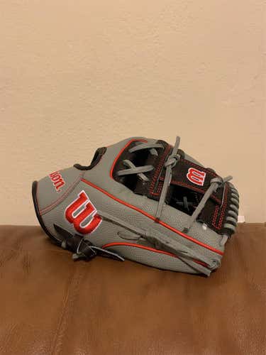 Gray Adult Infield A2000 11.75" Baseball Glove