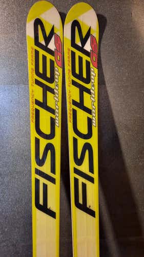 Fischer Racing RC4 World Cup GS Skis With Bindings Max Din 17