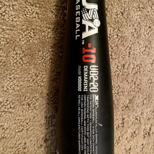 Kid Pitch (9YO-13YO) 2020 Alloy Voodoo (-10) 20 oz 30" Bat
