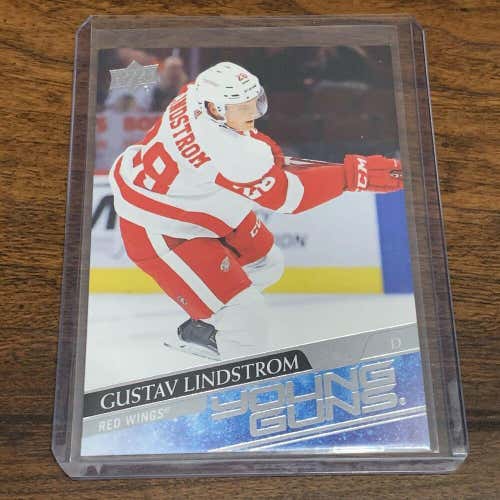 Gustav Lindstrom Detroit Red Wings  2020-21 Upper Deck Young Guns Rookie #220