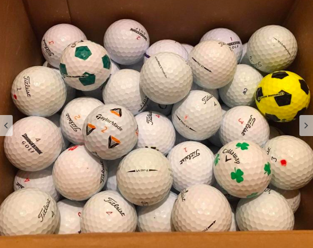 100 Used Assorted Golf Balls