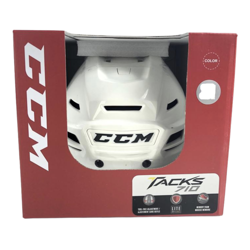 New CCM Tacks 710 Helmet Small Pro Stock White