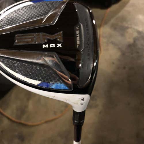 Men's Right Handed Sim Max Senior Flex 3 Wood Fairway Wood