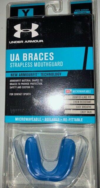 NIB Under Armour Adult Armourfit Strapless Mouth Guard Green Free Shipping 