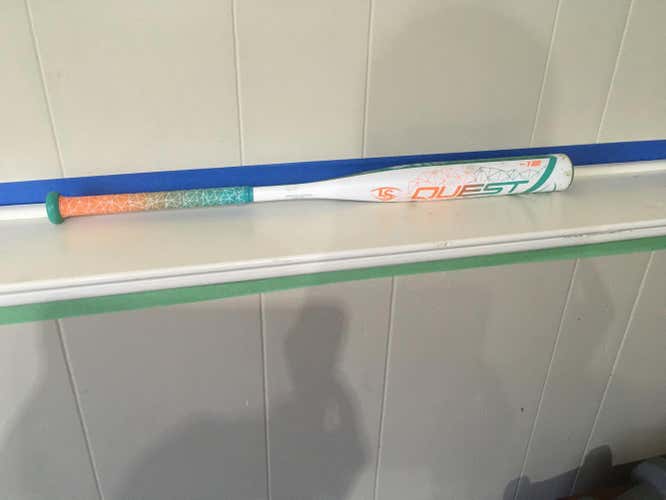 Orange Used Kid Pitch (9YO-13YO) 2018 Louisville Slugger Alloy Bat (-12) 17 oz 29"