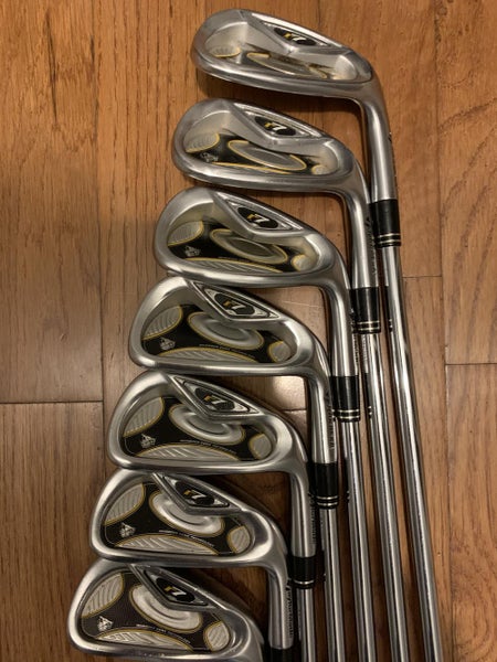 Used Men's TaylorMade Right Handed R7 Iron Set Regular Flex Steel Shaft