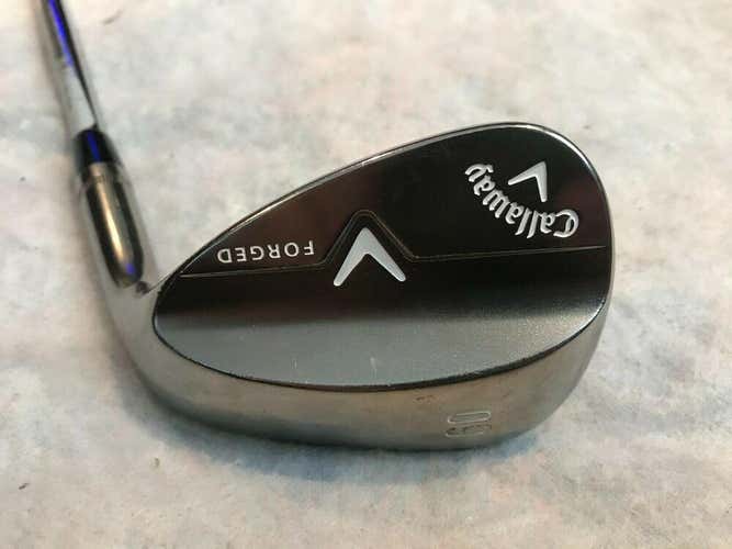 CALLAWAY FORGED TRIVALENT DARK CHROME 60.10 LOB WEDGE STEEL *Good*