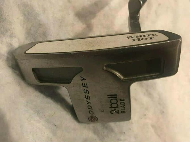 Odyssey White Hot 2 Ball Blade Putter Right Handed 32" Super Stroke Tour 3.0