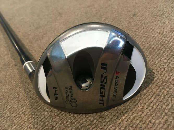 ADAMS INSIGHT POWER BRAZED 3 WOOD 14.5* ProLaunch Red Regular Graphite *Good*