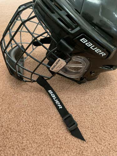 Black New Medium Bauer 7500 Helmet Pro Stock
