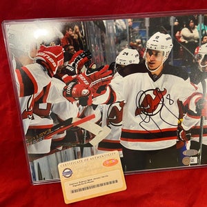 Dainius Zubrus New Jersey Devils Signed / Autographed 8x10 Photo; Steiner & Fanatics COA