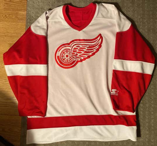 Vintage Reversible Detroit Red Wings Adult XL Starter Jersey