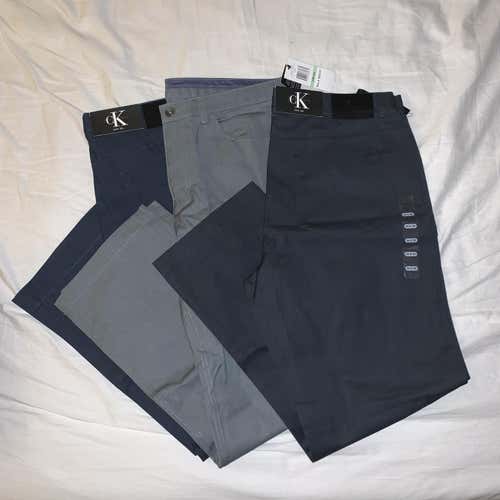 3 Pairs 34x30 Calvin Klein Golf Pants