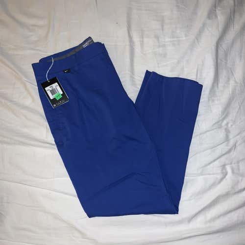 Blue 34x30 Nike Golf Pants + ¾ Compression