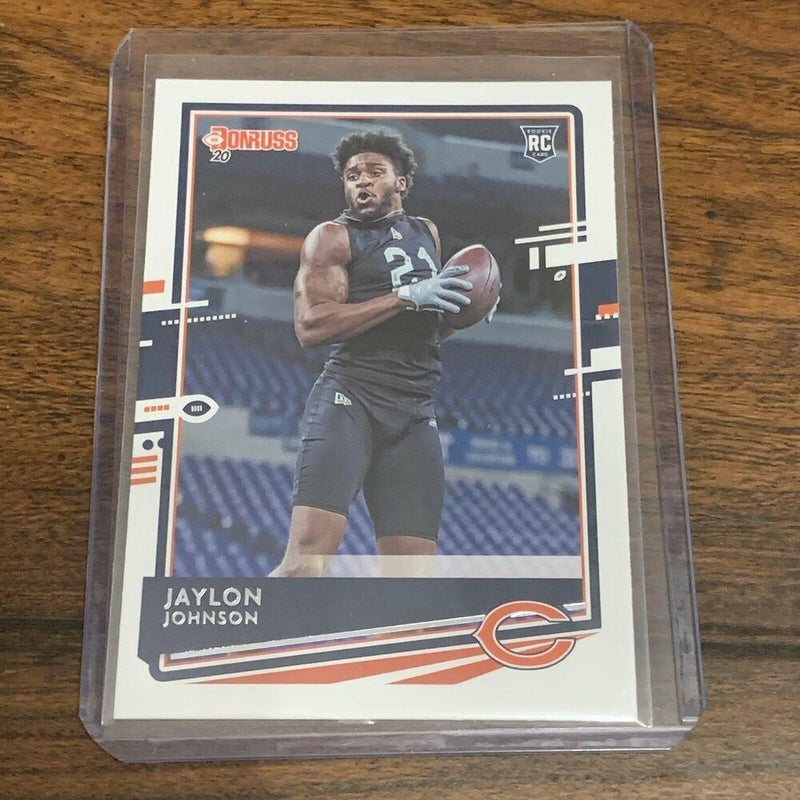 Jaylon Johnson Chicago Bears 2020 Panini Donruss Football Rookie Card #273