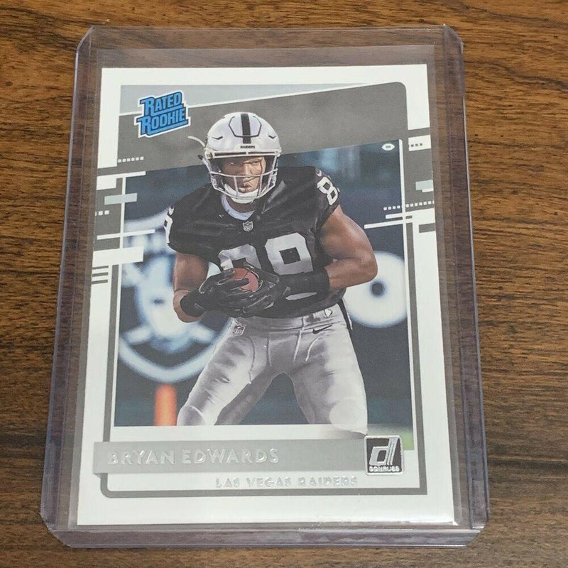 2020 MOSAIC RED PRIZM #230 BRYAN EDWARDS RC LAS VEGAS RAIDERS