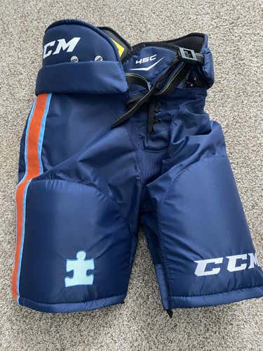 Blue New Senior Small CCM Tacks Hockey Pants - New no tag