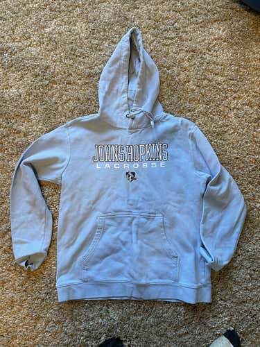 John Hopkins Lacrosse Blue Used Unisex Adult Large Other Sweatshirt