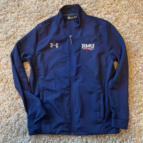 Robert Morris Blue Unisex Adult Used Medium Under Armour Jacket