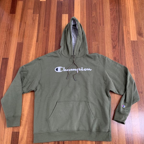 Champion Sweatshirt Olive Green Adult XL Without Tag |