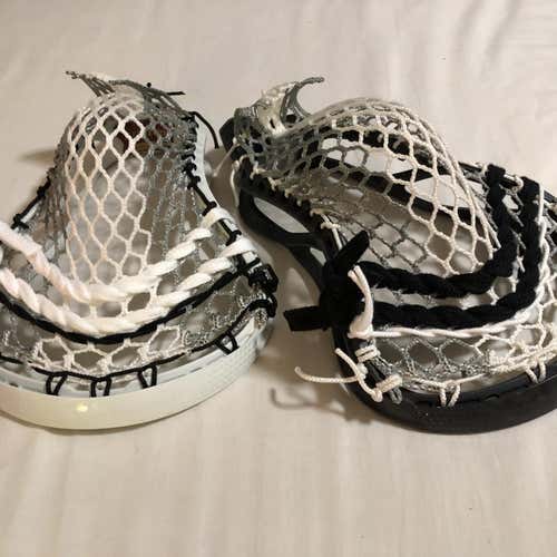 2 Opposite Strung STX Stallion Omega Heads Strung With LE ECD Hero 2.0 Mesh
