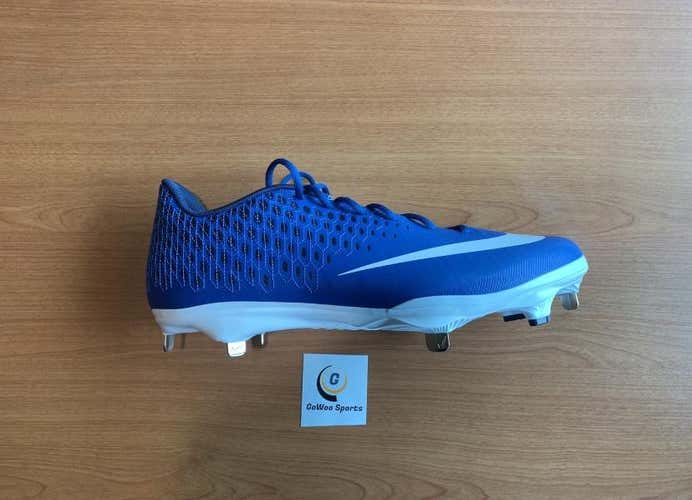 Nike Lunar Vapor Ultrafly Elite 2 Spike Baseball Cleats   Blue/White  (Men’s Size 13)