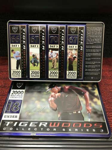 Tiger Woods Collector Series 2000 82nd PGA Tour Nike 12 Golf Balls IN TIN BOX