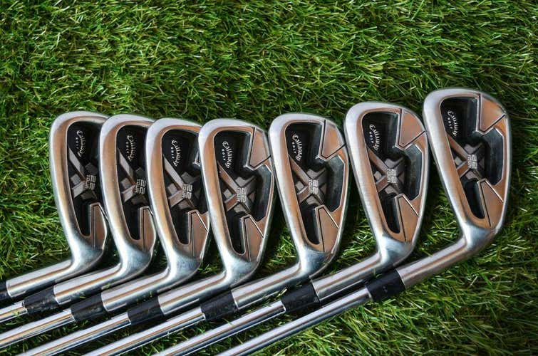 Callaway 22 Tour Iron Set RIght Handed 37.25 Steel Regular New Grip