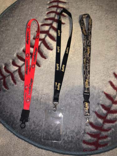 Assorted Lanyards Louisville Slugger, EvoShield, Eastbay