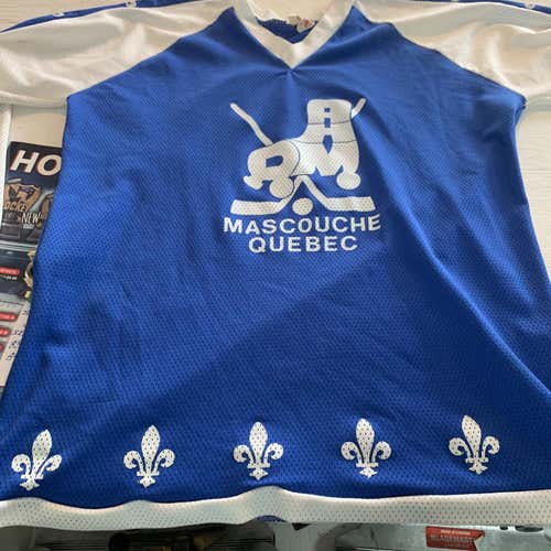 Blue Adult Size 56 ABHS Pro Stock Jersey