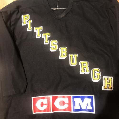 Pittsburgh Penguins XL CCM Pro Stock Practice Jersey