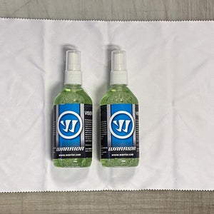 2 Bottles of Warrior Visor Cleaning Emulsion Spray with Microfiber cloth