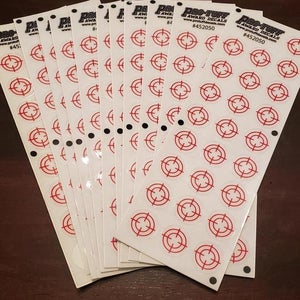 Custom Vinyl Cross Hair Helmet Stickers (10 Sheets)