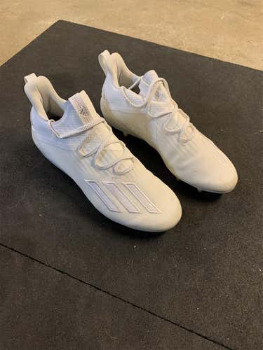 White Men's Adidas Adizero Cleats (low Top)