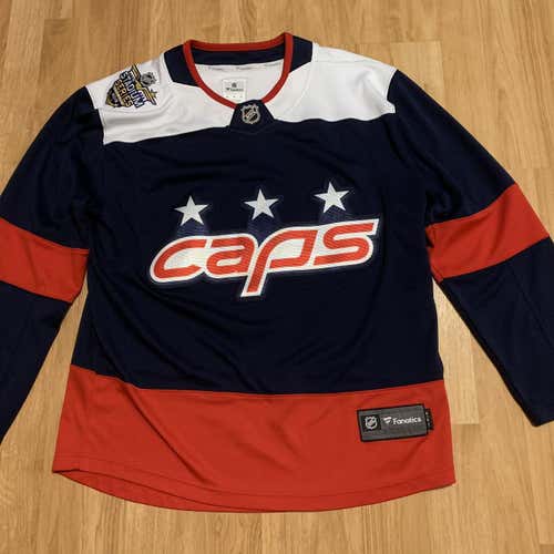 Washington Capitals 2018 STADIUM SERIES Fanatics Breakaway Hockey Jersey M NHL