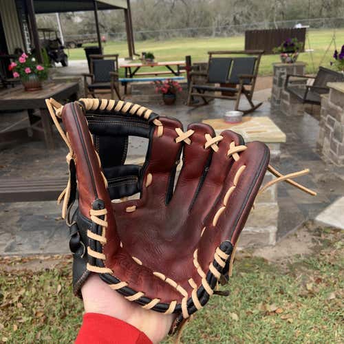 Black High School/College Infield Heart of the Hide 11.75" Baseball Glove