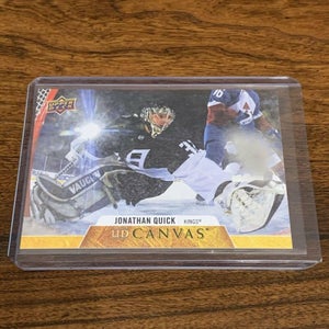 Jonathan Quick Los Angeles Kings 2020-21 Upper Deck UD Canvas Card #C38