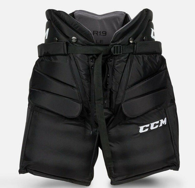 New CCM Premier R1.9 LE Senior Ice Hockey Goalie Pants SR X Large Black XL BLK