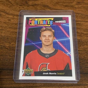 Josh Norris Ottawa Senators 2020-21 Upper Deck Rookie Portraits #P-47
