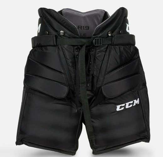 New CCM Premier R1.9 LE Intermediate Ice Hockey Goalie Pants Large Black INT 31"