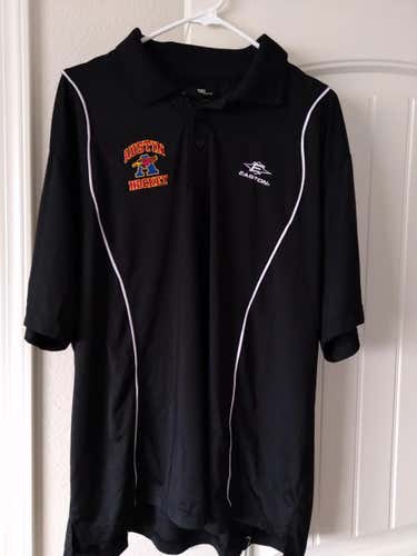 EASTON HOCKEY Black Used Men's Adult XL Polo Shirt