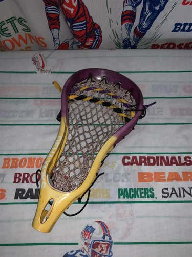 Warrior Penetrator Box Lacrosse Head Custom Dyed/ Strung