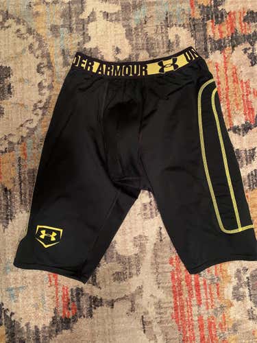 Used Under Armor Compression Shorts With Cup