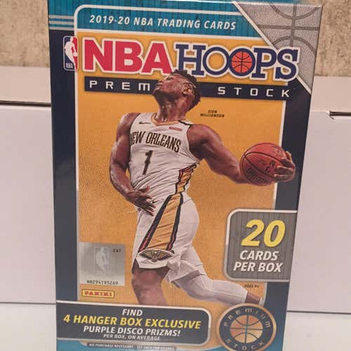 2019-20 Panini NBA Hoops Premium Stock Hanger Box Inaugural Edition