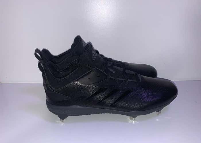 Black Men's Size 11 (Women's 12) Adida Baseball Cleats
