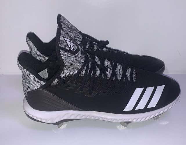 Black Men's Metal Adidas Baseball Cleats Size 11.5