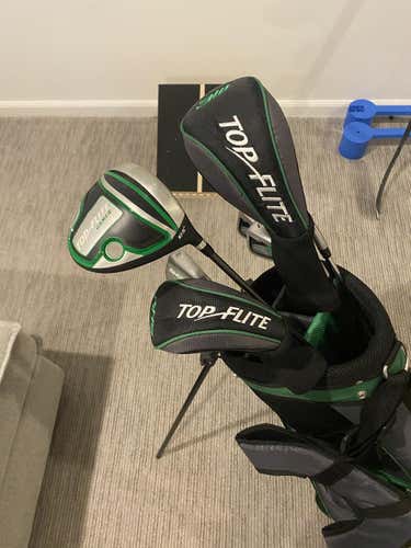 Used Junior Top Flite Right Handed Gamer X  Clubs (Full Set) Regular Flex 10 Pieces
