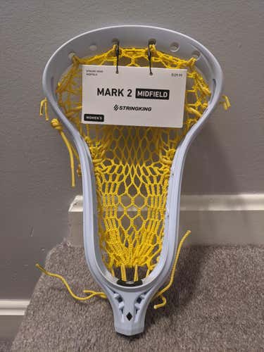White New StringKing Strung Mark 2 Women's Midfield Head